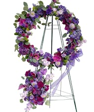 Peacefully Purple Wreath