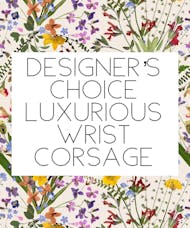 Designer's Wrist Corsage Luxurious