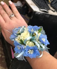 Baby Blue Corsage