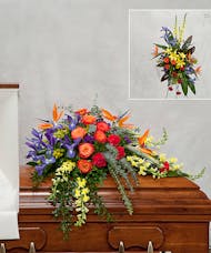 Exotic Colorful Casket Cover