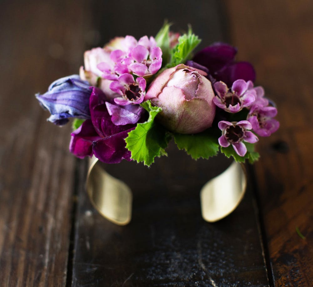 corsage bracelet cuff